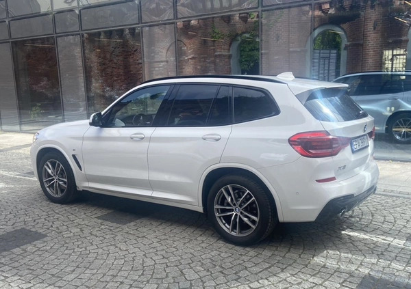 BMW X3 cena 136000 przebieg: 156000, rok produkcji 2018 z Pabianice małe 407